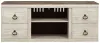 Ashley Furniture EW0267-268 Ashley Furniture EW0267-268 Willowton - TV Stand w/Fireplace Option - 60