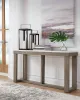 Ashley Furniture T789-4 Loyaska - Sofa Table - Brown / Ivory