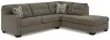Ashley Furniture 31005S2 Ashley Furniture 31005S2 Mahoney - 2-Piece Sectional With Raf Corner Chaise - Chocolate