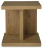 Ashley Furniture T839-7 Brinstead - Chair Side End Table - Light Brown
