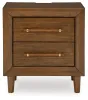 Ashley Furniture B615-92 Lyncott - Two Drawer Night Stand - Brown