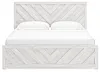 Ashley Furniture B3788B7 Ashley Furniture B3788B7 Cayboni - King Panel Bed - Whitewash