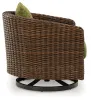Ashley Furniture P572-821 Horizon Hall - Swivel Lounge With Cushion - Brown / Green
