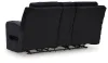 Ashley Furniture PC6420218 Forest Lake - Power Reclining Loveseat With Console / Adj Headrest - Black