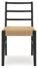 Ashley Furniture D752-02 Isanti - Dining Room Side Chair (Set of 2) - Light Brown / Black