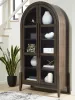 Ashley Furniture A4000727 Benhall - Accent Cabinet - Dark Brown