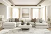 Ashley Furniture PC66004S9 Ashley Furniture PC66004S9 Ashbourne Estate - 4-Piece Double Chaise Sectional - Snowstone