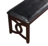 New Classic D1701-25-EBY New Classic D1701-25-EBY Gia - Bench - Ebony - Faux Leather