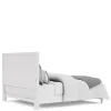 Riverside Furniture 30790-30791-30772 Rosalie - Queen Upholstered Bed - Blue / White