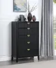 Coaster Fine Furniture 224715 Brookmead - 5-Drawer Bedroom Chest - Black
