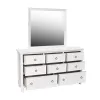 New Classic 02-044W-DM New Classic 02-044W-DM Tamarack - Dresser & Mirror Combo - White