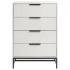 Coaster Fine Furniture 224865 Sonora - 4-Drawer Bedroom Chest - White