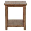 Coaster Fine Furniture 710546 Payne - Wood End Table With Shelf - Distressed Brown