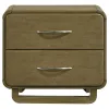 Coaster Fine Furniture 224272 Amsbury - 2-Drawer Nightstand Bedside Table - Nutmeg