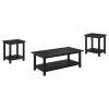 Coaster Fine Furniture 710568-S3A Payne - 3 Piece Coffee And End Table Set Distressed - Java