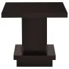 Coaster Fine Furniture 705168-S2 Reston - 2 Piece Square Coffee And End Table Set - Cappuccino