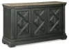 Ashley Furniture D736-60 Tyler Creek - Dining Room Server - Black / Gray