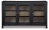 Ashley Furniture A4000508 Lenston - Accent Cabinet with 3 Doors - Black / Gray