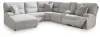 Ashley Furniture 93605S2 Ashley Furniture 93605S2 Acklen Place - 6-Piece Power Reclining Sectional With Laf Power Reclining Back Chaise - Pewter