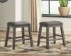 Ashley Furniture D388/13/024(4) Ashley Furniture D388/13/024(4) Caitbrook - 5 Pc. - Counter Table, 4 Upholstered Stools - Gray