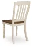 Ashley Furniture PCD616-01 Wirloni - Dining Room Side Chair (Set of 2) - Antique White / Brown