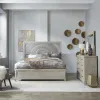 Liberty Furniture 902-BR-KPBDM Liberty Furniture 902-BR-KPBDM Belmar - 3 Piece Bedroom Set (King Panel Bed, Dresser & Mirror) - Washed Taupe