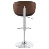CoasterEssence 130504 Harris - Adjustable Bar Stool - Black And Chrome