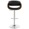 CoasterEssence 104965 Dana - Adjustable Bar Stool - Black And Chrome