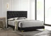 CoasterEveryday 224451Q Kendall - Queen Upholstered Panel Bed - Black