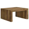 Coaster Fine Furniture 708418 Odilia - Square Solid Wood Coffee Table - Auburn