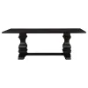 CoasterEssence 107411-S7 Parkins - 7 Piece Rectangular Dining Table Set - Rustic Espresso