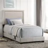 Intercon UB-BR-ZONTWN-FOG-C Intercon UB-BR-ZONTWN-FOG-C Zion - Upholstered Twin Bed - Fog