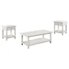 Coaster Fine Furniture 710558-S3 Payne - 3 Piece Coffee And 1-Drawer End Table Set - White