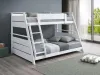 Coaster Fine Furniture 460593WHT Holden - Wood Veneer Twin Over Full Bunk Bed - White