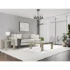 Riverside Furniture 91908 Wilde - Square Glass Top End Table - Light Brown