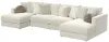 Jackson Furniture Industries 2235/75/31/76-16 Jackson Furniture Industries 2235/75/31/76-16 Ritzy - 4 Piece Modular Double Chaise Sectional - Bone