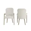 New Classic D4128-25 Gwendolyn - Upholstered Arm Chair (Set of 2) - Cerused Taupe