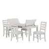 New Classic 40-D4129-D4C New Classic 40-D4129-D4C Echo - Dining Table And 4 Chairs - Driftwood