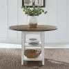 Liberty Furniture 741-T4242 Al Fresco - Drop Leaf Table - Graphite & Whitestone