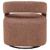 Coaster Fine Furniture 907539 Westhill - Boucle Upholstered Swivel Accent Chair - Berry