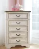 Ashley Furniture B743-45 Realyn - Chest - Chipped White