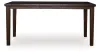 Ashley Furniture D596-32 Ashley Furniture D596-32 Haddigan - Dining Room Counter Height Butterfly Extension Table - Dark Brown