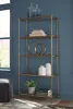 Ashley Furniture A4000441 Ryandale - Bookcase - Antique Brass Finish