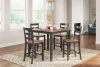 Ashley Furniture D396-223 Gesthaven - Drm Counter Table Set (Set of 5) - Natural / Brown
