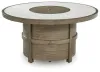 Ashley Furniture P701-776 Rainier Ranch - Round Fire Pit Table - Beige