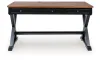 Ashley Furniture H664-34 Wildenauer - Home Office Desk - Brown / Black