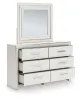 Ashley Furniture PCB3381B1 Ashley Furniture PCB3381B1 Zuraleus - Dresser And Mirror - White