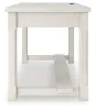 Ashley Furniture H742/34/01A/70 Robbinsdale - 3 Pc. - Home Office Desk, Home Office Desk Chair, Bookcase - Antique White