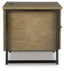 Ashley Furniture T602-3 Montia - Rectangular End Table - Light Brown