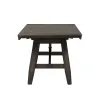 Liberty Furniture 152-CD-O7TRS Liberty Furniture 152-CD-O7TRS Double Bridge - 7 Piece Trestle Table Set (Upholstered Chairs) - Dark Chestnut